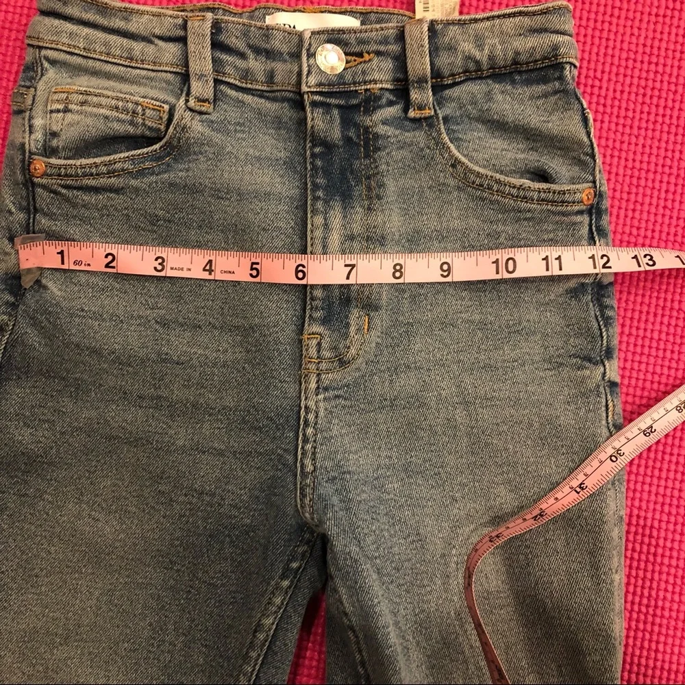 ZARA high rise jeans, size 0 - Picture 7 of 13